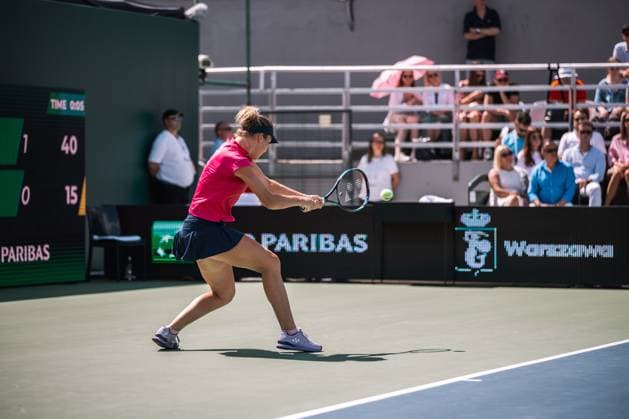 LINDA NOSKOVA (CZE) TENNIS : BNP Paribas Warsaw Open - Open de Pologne - WTA, Tennis Damen 250 - 29 07 2023 FrancoisAsal Panoramic  
