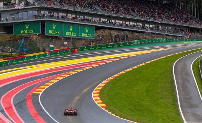 Belgian Grand Prix Formula One 2023 SPA-FRANCORCHAMPS, BELGIUM - JULY 29 : Leclerc during the Belgian Grand Prix Formula One Spa Francorchamps on July 29, 2023 in Spa-Francorchamps, Belgium, 29 07 2023 Spa-Francorchamps Belgium  Copyright: xBbx