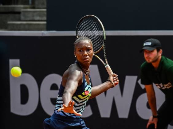 Hamburg European Open 2023 29 07 2023, Hamburg European Open 2023 Tennisanlage am Rothenbaum Norma Noha Akugue GER was not always happy on the court Â