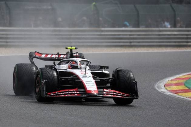 F1 Gran Prix of Belgium Nico Hulkenberg of Haas F1 Team on track during sprint shootout of the F1 Grand Prix of Belgium at Spa Francorchamps on July 29, 2023 Stavelot, Belgium. Stavelot Spa Francorchamps Belgium Copyright: xMarcoxCanonierox