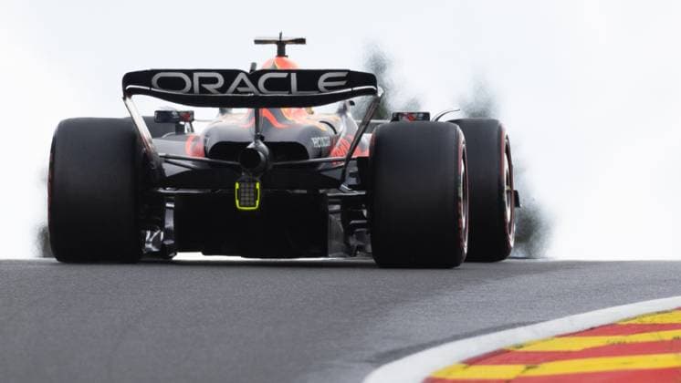 Red Bull Racing Dutch rider Max Verstappen pictured in action during the shootout ahead of the sprint race of the F1 Grand Prix of Belgium auto race, in Spa-Francorchamps, Saturday 29 July 2023. The Spa-Francorchamps Formula One Grand Prix takes place this weekend, from July 28th to July 30th. BENOITxDOPPAGNE  x71267516x