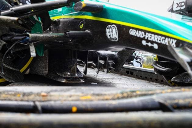 Formula 1 World Championship, WM, Weltmeisterschaft 2023 Belgian GP, Spa-Francorchamps 27-30 July 2023 18 Lance Stroll, (CND) Aramco Aston Martin Mercedes accident during the Belgian GP, Spa-Francorchamps 27-30 July 2023 Formula 1 World championship 2023. - -  Copyright: xIPAxSport ABACAx BRIPASport20230729_510 IPAxSport ABACAx BRIPASport20230729_510