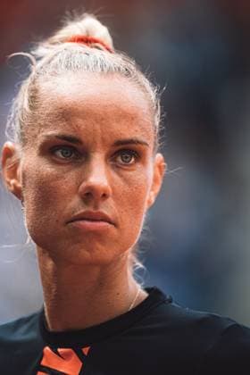 Tennis Women WTA Tour 250 European Open Hamburg Noma Noha Akugue GER vs Arantxa Rus NED 29 07 2023 Arantxa Rus NED Portrait Hamburg Tennis am Rothenbaum Hamburg Germany