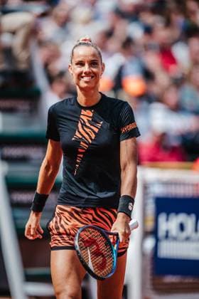 Tennis Women WTA Tour 250 European Open Hamburg Noma Noha Akugue GER vs Arantxa Rus NED 29 07 2023 Arantxa Rus NED Hamburg Tennis am Rothenbaum Hamburg Germany