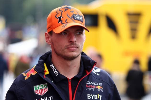 F1 Gran Prix of Belgium Max Verstappen of Red Bull Racing in the paddock before sprint shootout of the F1 Grand Prix of Belgium at Spa Francorchamps on July 29, 2023 Stavelot, Belgium. Stavelot Spa Francorchamps Belgium Copyright: xMarcoxCanonierox