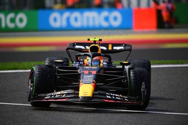 F1 Grand Prix of Belgium - Sprint Sergio Perez of Red Bull Racing Honda drive his single-seater during sprint qualifying of Belgian GP, 13th round of FIA Formula 1 World Championship, WM, Weltmeisterschaft in Spa-Francorchamps Circuit, Stavelot, Vallonia, Belgium, 29 07 23 Stavelot Vallonia Belgium  Copyright: xAndreaxDiodatox originalFilename:diodato-notitle230729_npIEF.jpg