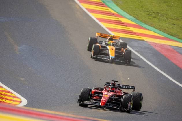 Belgian Grand Prix Formula One 2023 SPA-FRANCORCHAMPS, BELGIUM - JULY 29 : Sainz Course Sprint-during the Belgian Grand Prix Formula One Spa Francorchamps on July 29, 2023 in Spa-Francorchamps, Belgium, 29 07 2023 Spa-Francorchamps Belgium  Copyright: xBbx