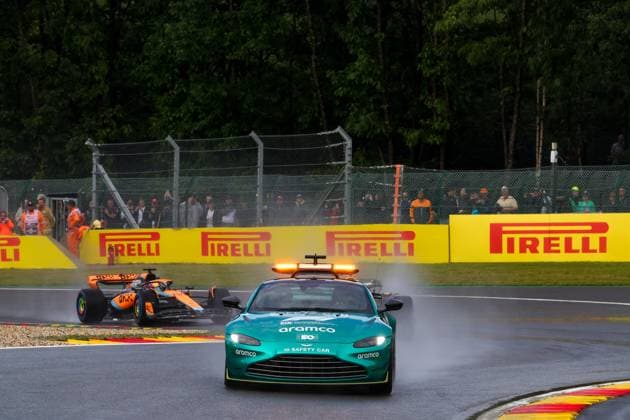 F1 Safety Car, Aston Martin Vantage, F1 Grand Prix of Belgium at Circuit de Spa Francorchamps on July 29, 2023 in Spa Francorchamps, Belgium Photo by HOCH ZWEI Spa Francorchamps Belgium