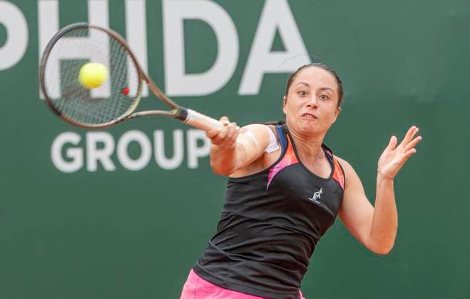 July 29, 2023, Lausanne, Vaud, Switzerland: Lausanne Switzerland, 07 29 2023: Elisabetta Cocciaretto of Italy during semifinal of Ladies Open Lausanne. Ladies Open Lausanne took place tennis club of Lausanne, the Olympic capital. Lausanne Switzerland - ZUMAd206 0300491435st Copyright: xEricxDubostx