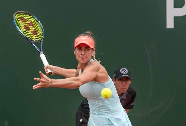 July 29, 2023, Lausanne, Vaud, Switzerland: Lausanne Switzerland, 07 29 2023: Anna BondoÂ¡r of Hungary during semifinal of Ladies Open Lausanne. Ladies Open Lausanne took place tennis club of Lausanne, the Olympic capital. Lausanne Switzerland - ZUMAd206 0300491527st Copyright: xEricxDubostx