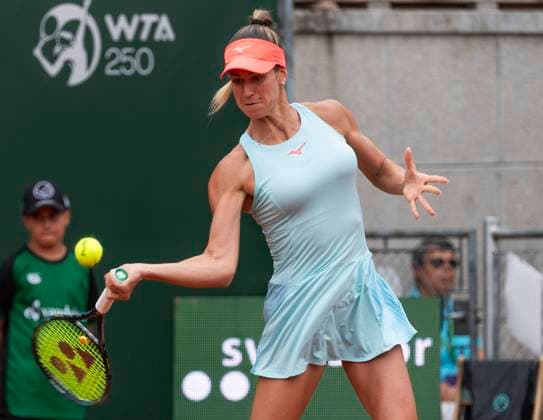 July 29, 2023, Lausanne, Vaud, Switzerland: Lausanne Switzerland, 07 29 2023: Anna BondoÂ¡r of Hungary during semifinal of Ladies Open Lausanne. Ladies Open Lausanne took place tennis club of Lausanne, the Olympic capital. Lausanne Switzerland - ZUMAd206 0300491584st Copyright: xEricxDubostx