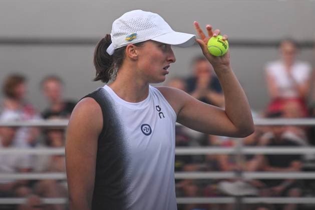 BNP Paribas Warsaw Open 2023 WARSAW, POLAND - JULY 29, 2023 : World No.1 Iga Swiatek of Poland pictured during a match against Yanina Wickmayer of Belgium during the Women s Singles Semifinal on Day Seven of the BNP Paribas Warsaw Open, on July 29, 2023, in Warsaw, Poland. Warsaw Poland  Copyright: xArturxWidakx originalFilename:widak-bnpparib230729_npfp0.jpg