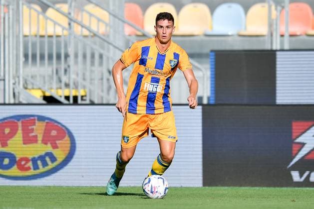 Frosinone Calcio v US Salernitana - Friendly Match Ilario Monterisi of Frosinone Calcio during the friendly pre season match between Frosinone Calcio and US Salernitana at Stadio Benito Stirpe July 29, 2023 in Frosinone, Italy. Frosinone Stadio Benito Stirpe Frosinone Italy Copyright: xGiuseppexMaffiax Frosinone_Salernitana_Friendly_GM_29072023_D5Z_6443