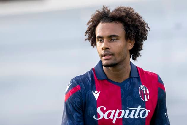 Joshua Zirkzee (Bologna) during the Italian Serie A match between Bologna 2-3 Monaco at Nicolo Galli Stadium on July 28, 2023 in Bologna, Italy. Noxthirdxpartyxsales  (225299788)