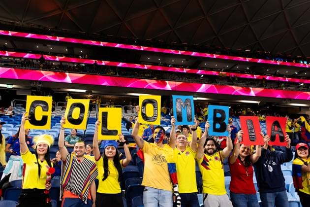 FIFA Womens World Cup 2023, Germany - Colombia, fans of both fan camps