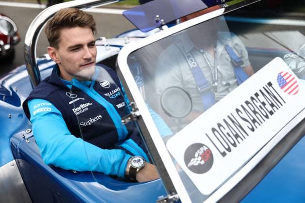 F1 Belgian Grand Prix 2023 Logan Sargeant of Williams at drivers parade ahead of the Formula 1 Belgian Grand Prix at Spa-Francorchamps in Spa, Belgium on July 30, 2023. Spa Belgium  Copyright: xJakubxPorzyckix originalFilename:porzycki-f1belgia230730_npXWr.jpg