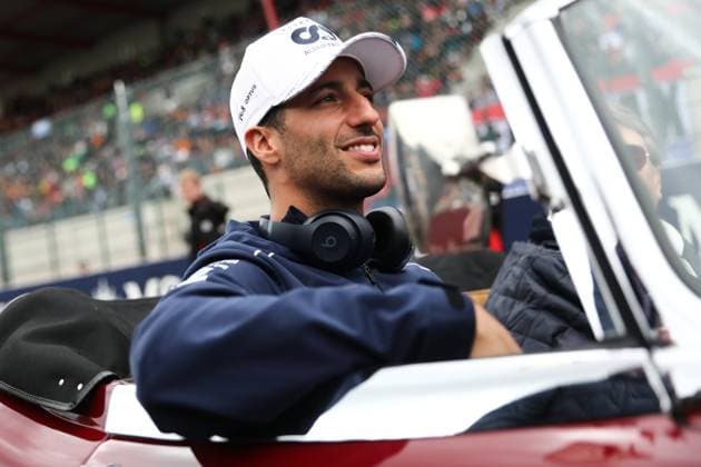 F1 Belgian Grand Prix 2023 Daniel Ricciardo of AlphaTauri at drivers parade ahead of the Formula 1 Belgian Grand Prix at Spa-Francorchamps in Spa, Belgium on July 30, 2023. Spa Belgium  Copyright: xJakubxPorzyckix originalFilename:porzycki-f1belgia230730_np1EP.jpg