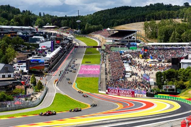 SPA - Overview of the circuit during the Grand Prix of Belgium at the Circuit de Spa-Francorchamps. ANP SEM VAN DER WAL F1 Grand Prix of Belgium 2023 xVIxANPxSportx xxANPxIVx 474532327 originalFilename: 474532327.jpg