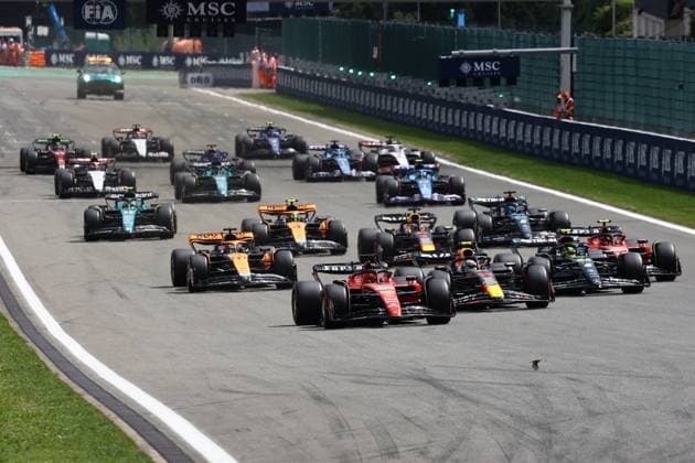 F1 Belgian Grand Prix 2023 Start of the Formula 1 Belgian Grand Prix at Spa-Francorchamps in Spa, Belgium on July 30, 2023. Spa Belgium  Copyright: xJakubxPorzyckix originalFilename:porzycki-f1belgia230730_npd7G.jpg
