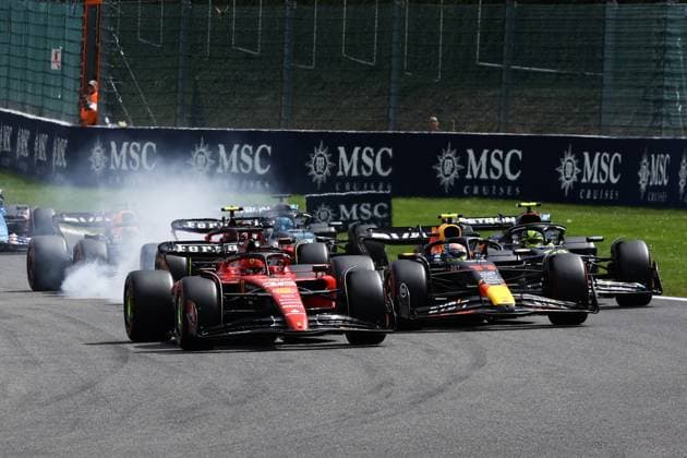 F1 Belgian Grand Prix 2023 Start of the Formula 1 Belgian Grand Prix at Spa-Francorchamps in Spa, Belgium on July 30, 2023. Spa Belgium  Copyright: xJakubxPorzyckix originalFilename:porzycki-f1belgia230730_npebS.jpg