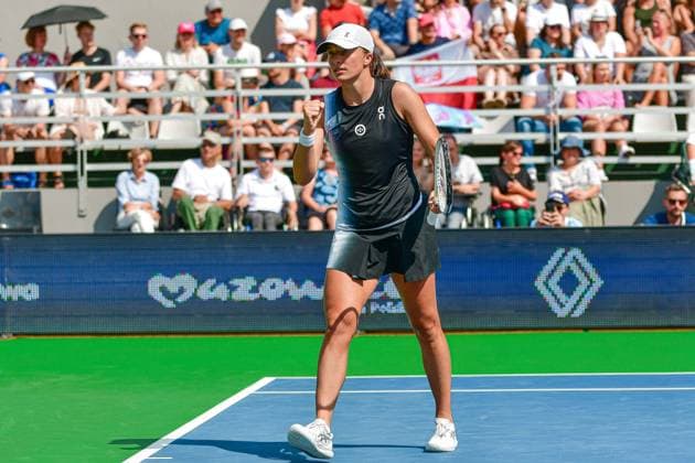 2023.07.30 Warszawa Tenis FinaÅ‚ WTA250 BNP Paribas Warsaw Open N z Iga Swiatek Foto Pawel Bejnarowicz PressFocus 2023.07.30 Warszawa Warsaw Tennis Final Iga Swiatek - Laura Siegemund Iga Swiatek Credit: Pawel Bejnarowicz PressFocus NEWSPIX.PL --- Newspix.pl  20230730PF_PB0118