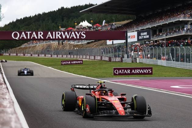 F1 Belgian Grand Prix 2023 Carlos Sainz of Ferrari during the Formula 1 Belgian Grand Prix at Spa-Francorchamps in Spa, Belgium on July 30, 2023. Spa Belgium  Copyright: xJakubxPorzyckix originalFilename:porzycki-f1belgia230730_npGmR.jpg