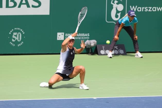 WARSZAWA 30.07.2023 TURNIEJ TENISOWY BNP PARIBAS WARSAW OPEN 2023 FINAL --- WOMENS WTA, Tennis Damen 250 TENNIS TOURNAMENT BNP PARIBAS WARSAW OPENI FINAL MATCH IGA SWIATEK FOT. ANNA KLEPACZKO FOTOPYK NEWSPIX.PL --- Newspix.pl  230730LUM022