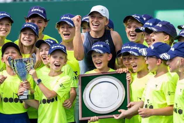 BNP Paribas Warsaw Open 2023 Iga Swiatek won the WTA, Tennis Damen BNP Paribas Warsaw Open tennis tournament in Warsaw defeating Laura Siegemund GER , Poland , July 30, 2023. NO SALES POLAND Warsaw Poland  Copyright: xAndrzejxIwanczukx originalFilename:iwanczuk-bnpparib230730_npARd.jpg