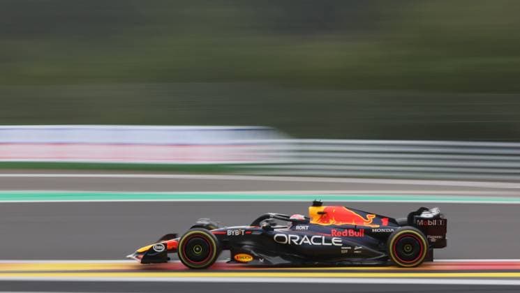 Red Bull Racing Dutch rider Max Verstappen pictured in action during the F1 Grand Prix of Belgium auto race, in Spa-Francorchamps, Sunday 30 July 2023. The Spa-Francorchamps Formula One Grand Prix takes place this weekend, from July 28th to July 30th. BENOITxDOPPAGNE  x71311111x