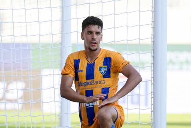 Foto Fabrizio Corradetti LaPresse 29 Luglio 2023 Frosinone, Italia - calcio - Frosinone Calcio vs US Salernitana - Amichevole Serie A stagione 2023 2024 - Stadio Benito Stirpe. Nella foto: Abdou Harroui (Frosinone) July 29, 2023 Frosinone, Italy - sport, soccer - Frosinone Calcio vs US Salernitana - friendly pre-season 2023 2024 - Benito Stirpe stadium. In the pic: Abdou Harroui (Frosinone)  Copyright: xFabrizioxCorradetti LaPressex