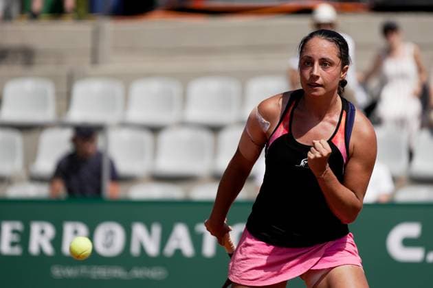 July 30, 2023, Lausanne, Vaud, Switzerland: Lausanne, Switzerland: ItalyÃ¢â‚¬â ¢s ELISABETTA COCCIARETTO reacts during her WomenÃ¢â‚¬â ¢s singles final match against FranceÃ¢â‚¬â ¢s Clara Burel on the seventh day of the 2023 Ladies Open Lausanne. Lausanne Switzerland - ZUMAs230 20230730_znp_s230_008 Copyright: xCorinexScibozx