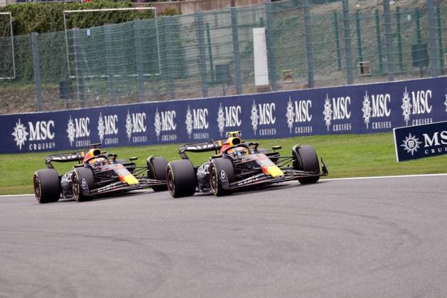 Formula 1 Belgian Grand Prix 2023 Sergio Perez MEX Sergio Perez Red Bull Racing 11 FIA Formula 1 World Championship 2023 Formula 1 2023 Belgian Grand Prix 2023 Spa Francorchamps Copyright: xBEAUTIFULxSPORTS Bernhardtx