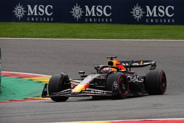 F1 Grand Prix of Belgium Max Verstappen of the Netherlands driving the (1) Oracle Red Bull Racing RB19 Honda on track during the F1 Grand Prix of Belgium, at Circuit Spa-Francorchamps, on 30 Juli 2023 In Spa, Belgium. SPA Belgium  Copyright: xJonathanxRaax originalFilename:raa-f1grandp230730_npCBd.jpg