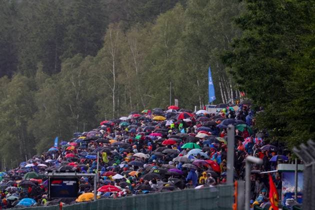 Spectators, F1 Grand Prix of Belgium at Circuit de Spa Francorchamps on July 30, 2023 in Spa Francorchamps, Belgium Photo by HOCH ZWEI Spa Francorchamps Belgium