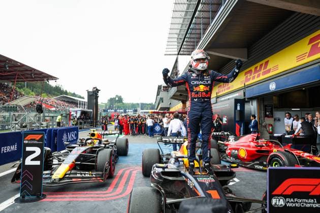 1 Max Verstappen NLD, Oracle Red Bull Racing , F1 Grand Prix of Belgium at Circuit de Spa Francorchamps on July 30, 2023 in Spa Francorchamps, Belgium Photo by HOCH ZWEI Spa Francorchamps Belgium