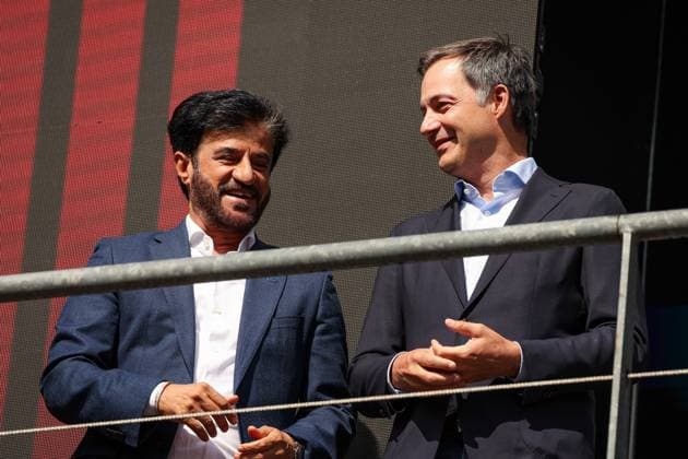 Mohammed Ben Sulayem UAE, FIA President , Alexander de Croo BEL, Prime Minister of Belgium , F1 Grand Prix of Belgium at Circuit de Spa Francorchamps on July 30, 2023 in Spa Francorchamps, Belgium Photo by HOCH ZWEI Spa Francorchamps Belgium
