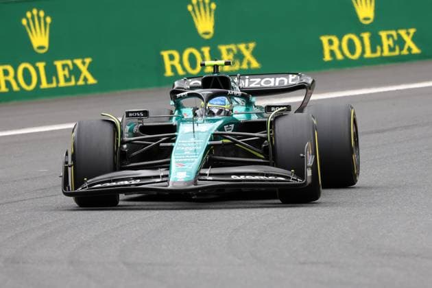 F1 Gran Prix of Belgium Fernando Alonso of Aston Martin on track during the F1 Grand Prix of Belgium at Spa Francorchamps on July 30, 2023 Stavelot, Belgium. Stavelot Spa Francorchamps Belgium Copyright: xMarcoxCanonierox