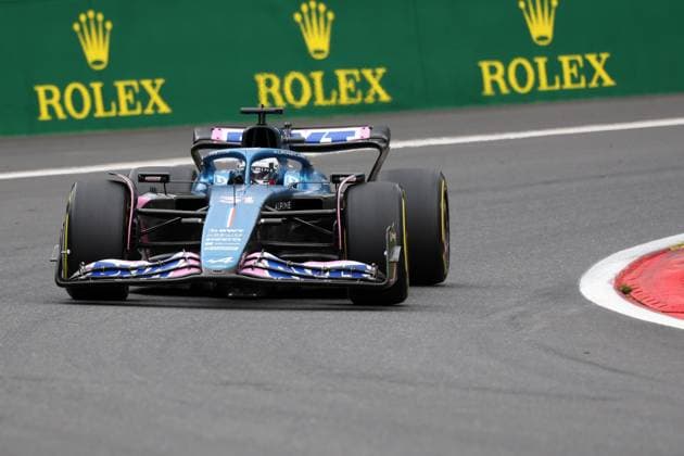 F1 Gran Prix of Belgium Esteban Ocon of Alpine F1 on track during the F1 Grand Prix of Belgium at Spa Francorchamps on July 30, 2023 Stavelot, Belgium. Stavelot Spa Francorchamps Belgium Copyright: xMarcoxCanonierox