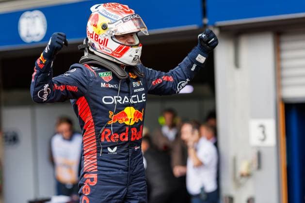 Max Verstappen Red Bull Racing celebrates his victory, Belgian Grand Prix, motorsport, Formula 1, 2023 season, 30 07 2023 Belgian Grand Prix, motorsport, Formula 1, 2023 season, 30 07 2023 Spa Franchorchamps Copyright: xEibner-Pressefoto AlexanderxNeisx EP_ANS