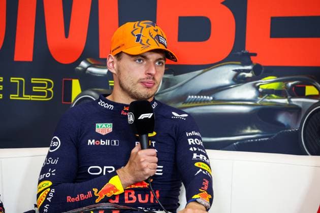 VERSTAPPEN Max (ned), Red Bull Racing RB19, portrait during the 2023 Formula 1 MSC Cruises Belgian Grand Prix, 12th round of the 2023 Formula One World Championship, WM, Weltmeisterschaft from July 28 to 30, 2023 on the Circuit de Spa-Francorchamps, in Stavelot, Belgium - F1 - BELGIAN GRAND PRIX 2023 - RACE DPPI Panoramic  00123028_GOOD8340 
