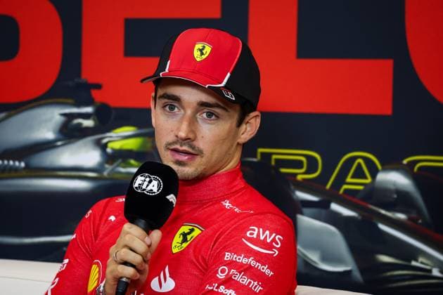 LECLERC Charles (mco), Scuderia Ferrari SF-23, portrait during the 2023 Formula 1 MSC Cruises Belgian Grand Prix, 12th round of the 2023 Formula One World Championship, WM, Weltmeisterschaft from July 28 to 30, 2023 on the Circuit de Spa-Francorchamps, in Stavelot, Belgium - F1 - BELGIAN GRAND PRIX 2023 - RACE DPPI Panoramic  00123028_GOOD8394 