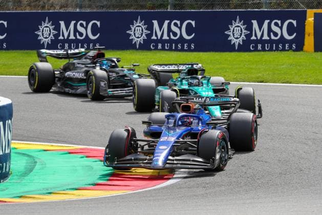Formula 1 Championship - 2023 Formula 1 MSC Cruises Belgian Grand Prix, Formula One World Championship, WM, Weltmeisterschaft - Race Alexander Albon (IND) Williams FW45& xA;& xA;during the Race on Sunday Jul 30th FORMULA 1 MSC CRUISES BELGIAN GRAND PRIX 2023 - Jul28 to Jul 30th 2023 Spa Francorshamps, Belgium during 2023 Formula 1 MSC Cruises Belgian Grand Prix, Formula One World Championship - Race, Formula 1 Championship in Stavelot, Belgium, July 30 2023 Stavelot Circuit de Spa-Francorchamps Belgium Copyright: xAlessioxDexMarcox xLiveMediax LPS_1013391