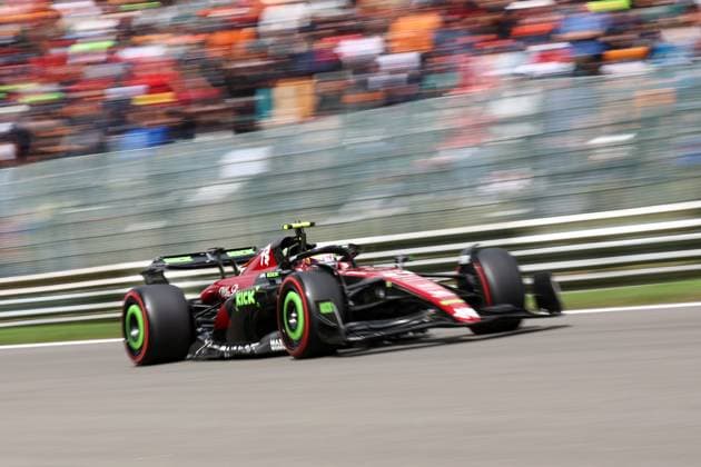 F1 Gran Prix of Belgium Guanyu Zhou of Alfa Romeo F1 Team on track during the F1 Grand Prix of Belgium at Spa Francorchamps on July 30, 2023 Stavelot, Belgium. Stavelot Spa Francorchamps Belgium Copyright: xMarcoxCanonierox
