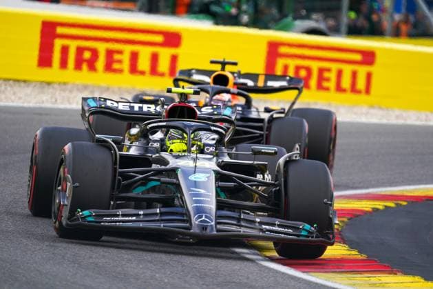 Formula 1 Championship - 2023 Formula 1 MSC Cruises Belgian Grand Prix, Formula One World Championship, WM, Weltmeisterschaft - Race Lewis Hamilton (GBR) Mercedes W14 E Performance& xA;& xA;during the Race on Sunday Jul 30th FORMULA 1 MSC CRUISES BELGIAN GRAND PRIX 2023 - Jul28 to Jul 30th 2023 Spa Francorshamps, Belgium during 2023 Formula 1 MSC Cruises Belgian Grand Prix, Formula One World Championship - Race, Formula 1 Championship in Stavelot, Belgium, July 30 2023 Stavelot Circuit de Spa-Francorchamps Belgium Copyright: xAlessioxDexMarcox xLiveMediax LPS_1013474