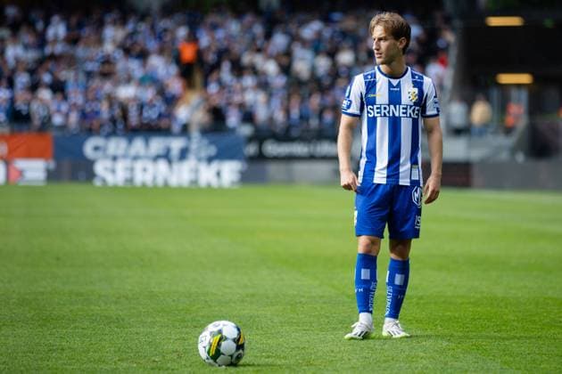 230730 IFK Gothenburgs Arbnor Mucolli during the Allsvenskan football match between IFK Gothenburg and Kalmar on July 30, 2023 in Gothenburg.  Copyright: MICHAELxERICHSEN BB230730MI103