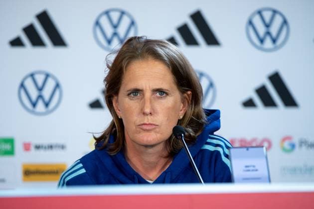 Britta Carlson Germany, Co Coach , AUS, Press Conference DFB Women National Team Germany, FIFA Women World Cup Australia 2023, 31 07 2023 AUS, Press Conference DFB Women National Team Germany, FIFA Women World Cup Australia 2023, 31 07 2023 Wyong Copyright: xEibner-Pressefoto Memmlerx EP_MMR