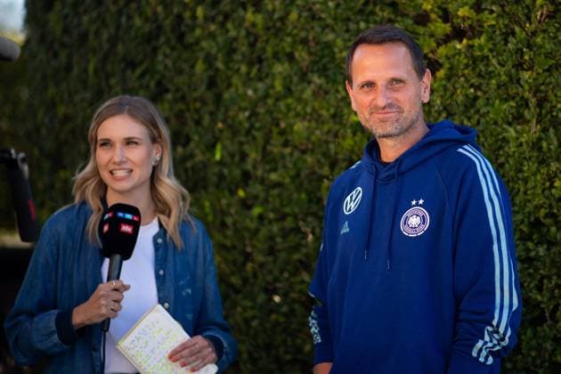 Panagiotis Joti Chatzialexiou Germany, sporting director national teams during interview, AUS, press conference DFB women national team Germany, FIFA Womens World Cup Australia 2023, 31 07 2023 AUS, press conference DFB women national team Germany, FIFA Womens World Cup Australia 2023, 31 07 2023 Wyong Copyright: xEibner-Pressefoto Memmlerx EP_MMR