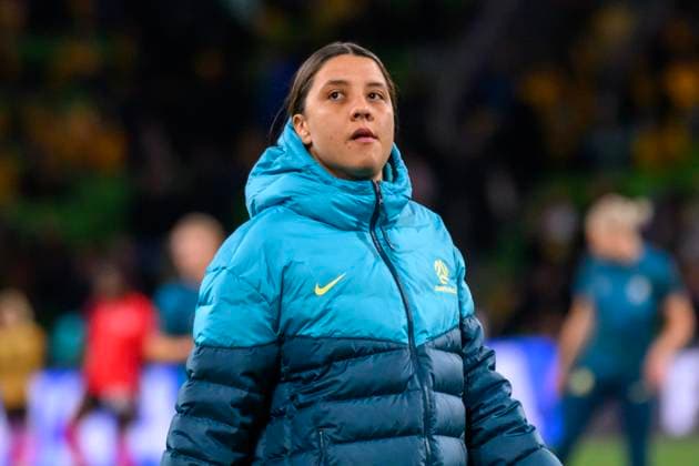 Sam Kerr of Australia before the FIFA Women s World Cup 2023 match between Canada Women and Australia Women at Melbourne Rectangular Stadium, Melbourne, Australia on 31 July 2023. Copyright: xRichardxNicholsonx 37840003