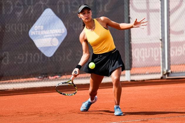 DTB internationals Ladies Open 2023 by Wilson, 31 07 2023, 24 boso Ladies Open Hechingen, Category AA 1 Round Qualification Sign In Doubles Julia Middendorf GER vs Tilwith Di Girolami BEL Tilwith Di Girolami BEL DTB internationals Ladies Open 2023 by Wilson Hechingen Copyright: xEibner-Pressefoto RogerxBuerkex EP_EER