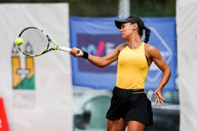 DTB internationals Ladies Open 2023 by Wilson, 31 07 2023, 24 boso Ladies Open Hechingen, Category AA 1 Round Qualification Sign In Doubles Julia Middendorf GER vs Tilwith Di Girolami BEL Tilwith Di Girolami BEL DTB internationals Ladies Open 2023 by Wilson Hechingen Copyright: xEibner-Pressefoto RogerxBuerkex EP_EER